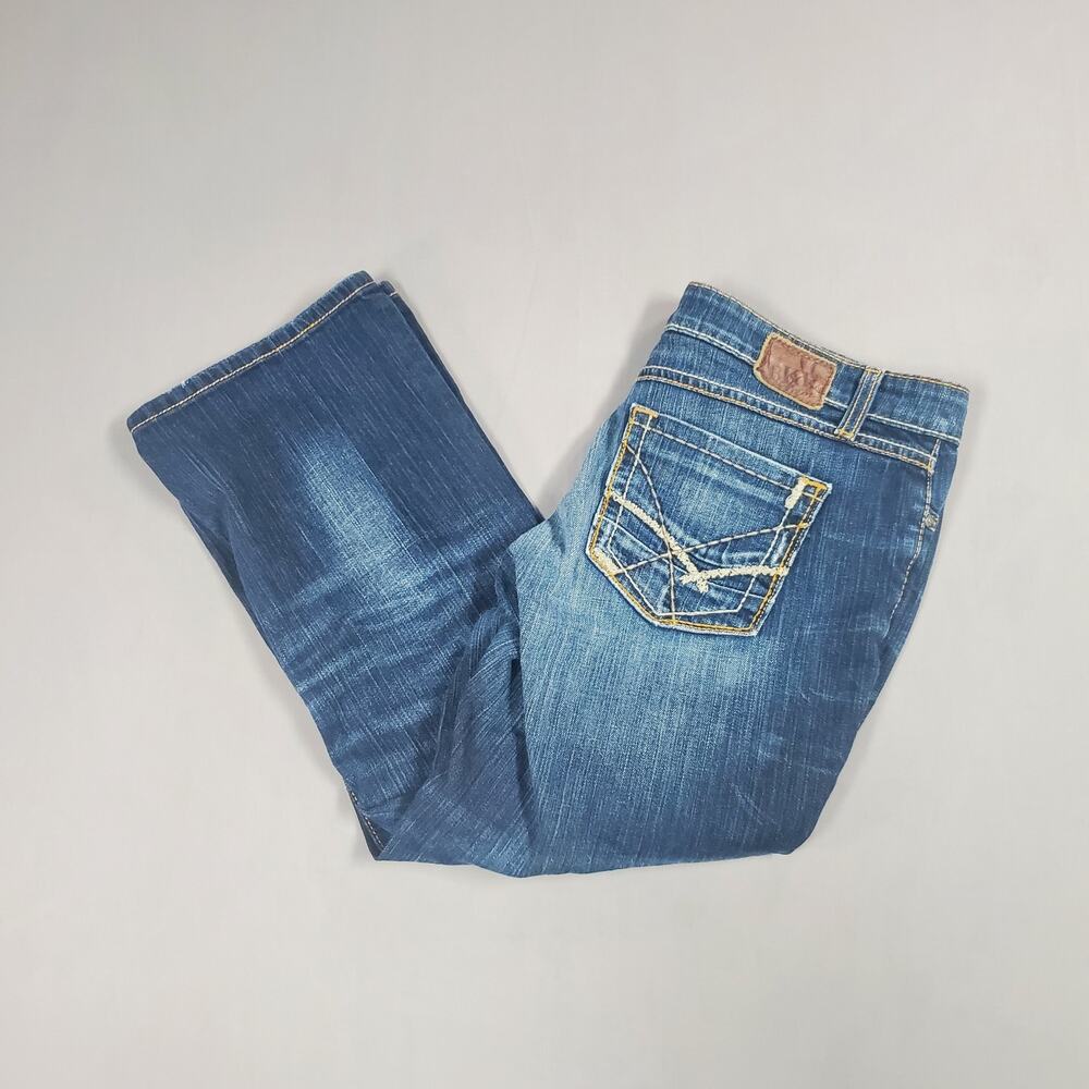 BKE Denim Tenley Low-Rise Stretch Denim Womens Capri Jeans Size 30